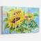 Designart - Three Sunflowers - Floral Art Canvas Print